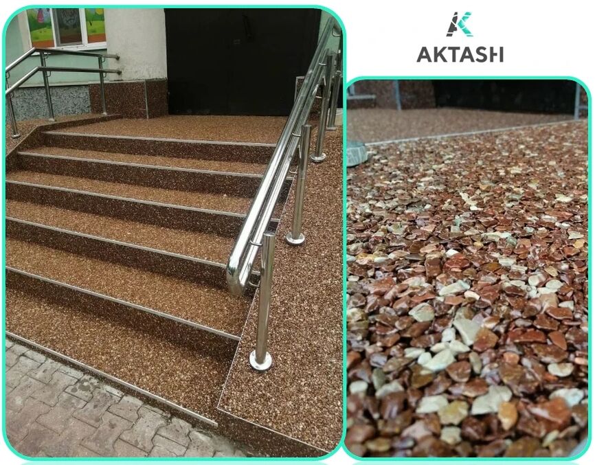 Tapis de pierre et produits d'Aktash